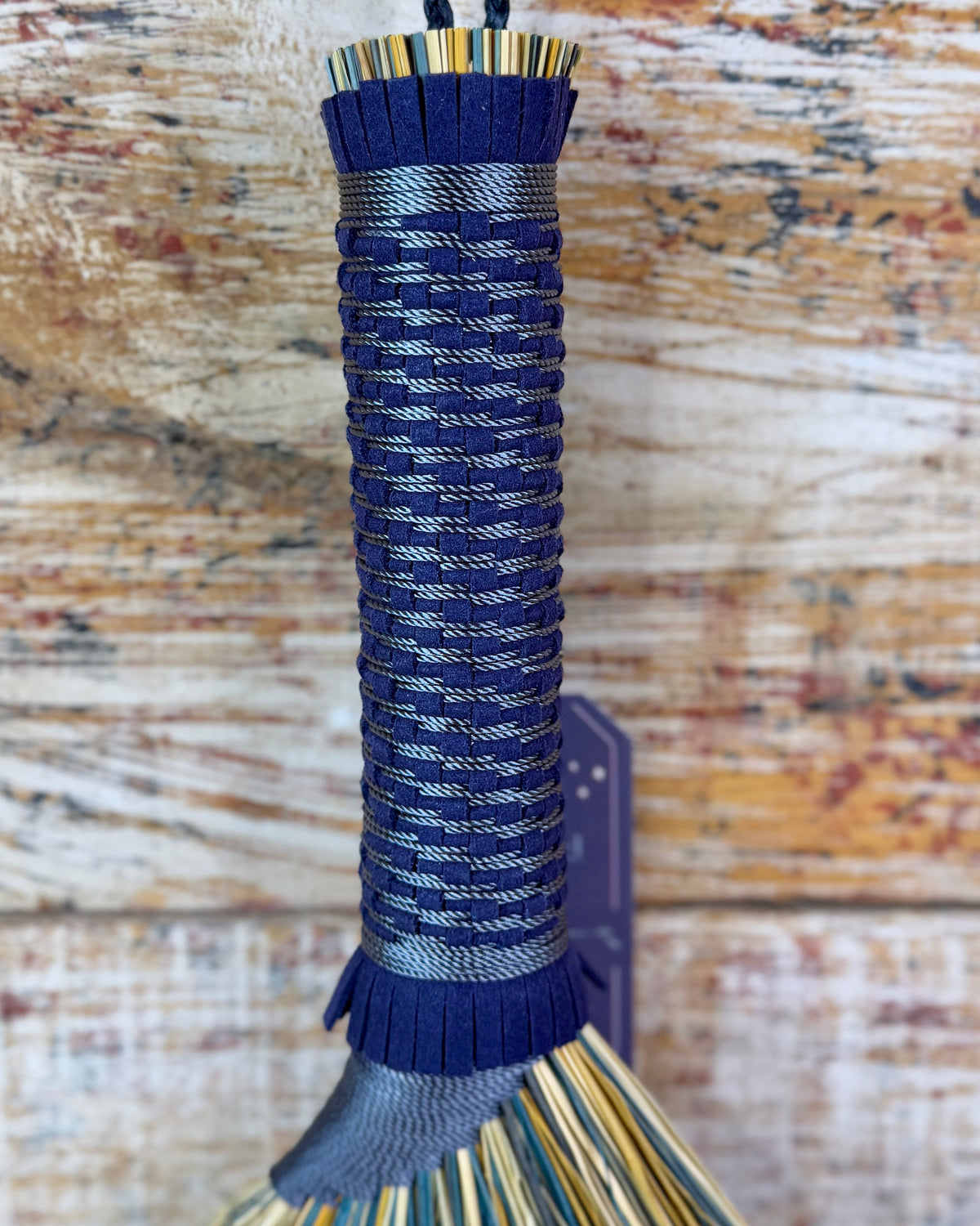 Blue Plaited Artisan Whisk