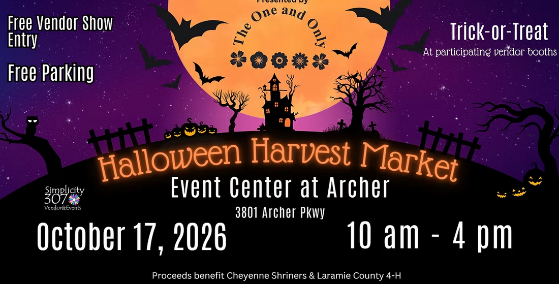 Upcoming Event:  October 17th ~ Halloween Harvest Market