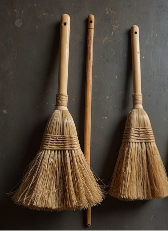 Natural Bristle Brooms