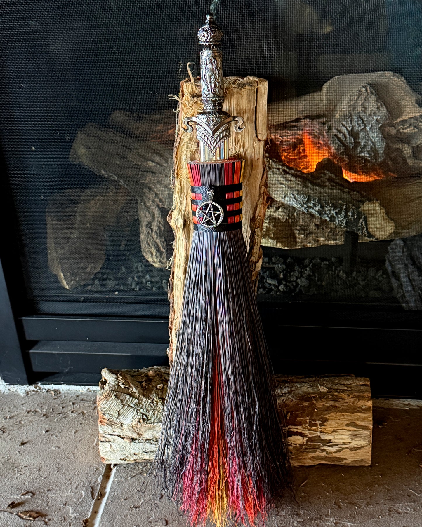 Tempered Flame Athame Besom