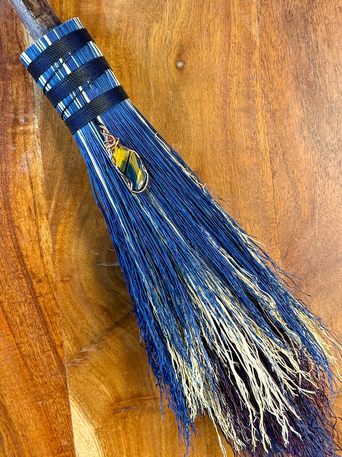 Blue Vigil - Mid-size besom