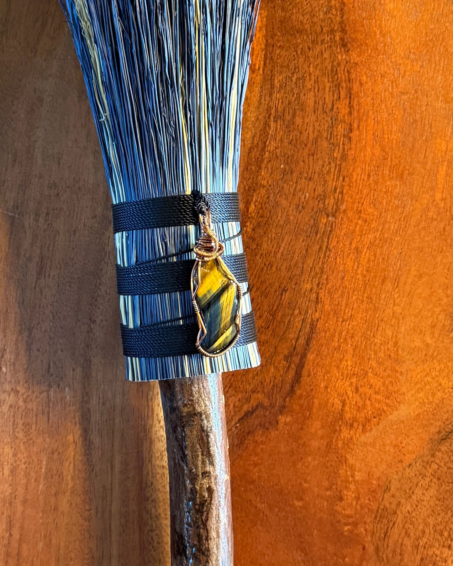 Blue Vigil - Mid-size besom