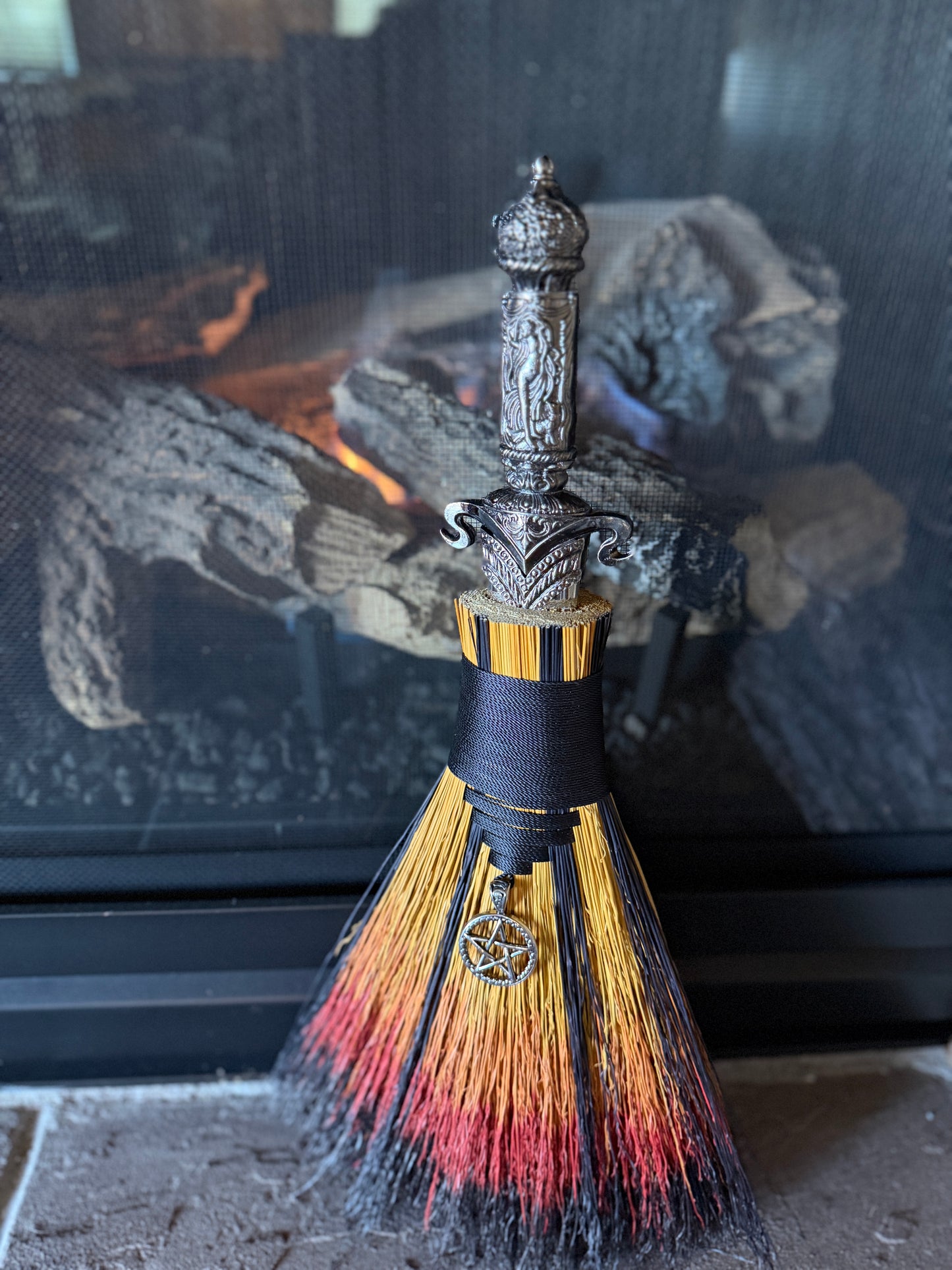 Shadow to Flame Athame Besom