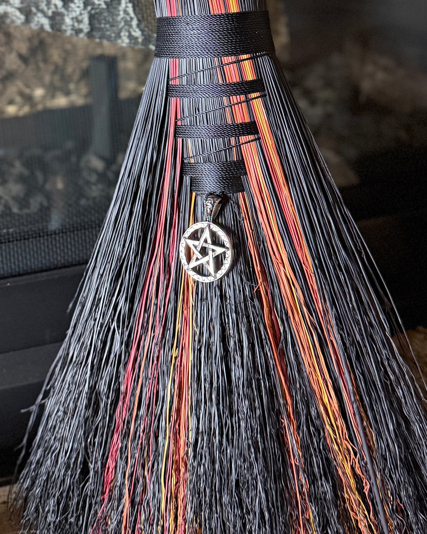 Shadowed Flame Athame Besom