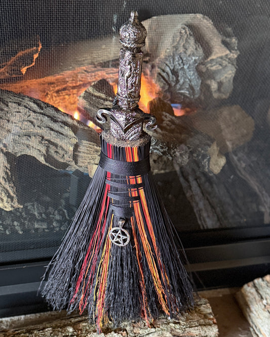 Shadowed Flame Athame Besom