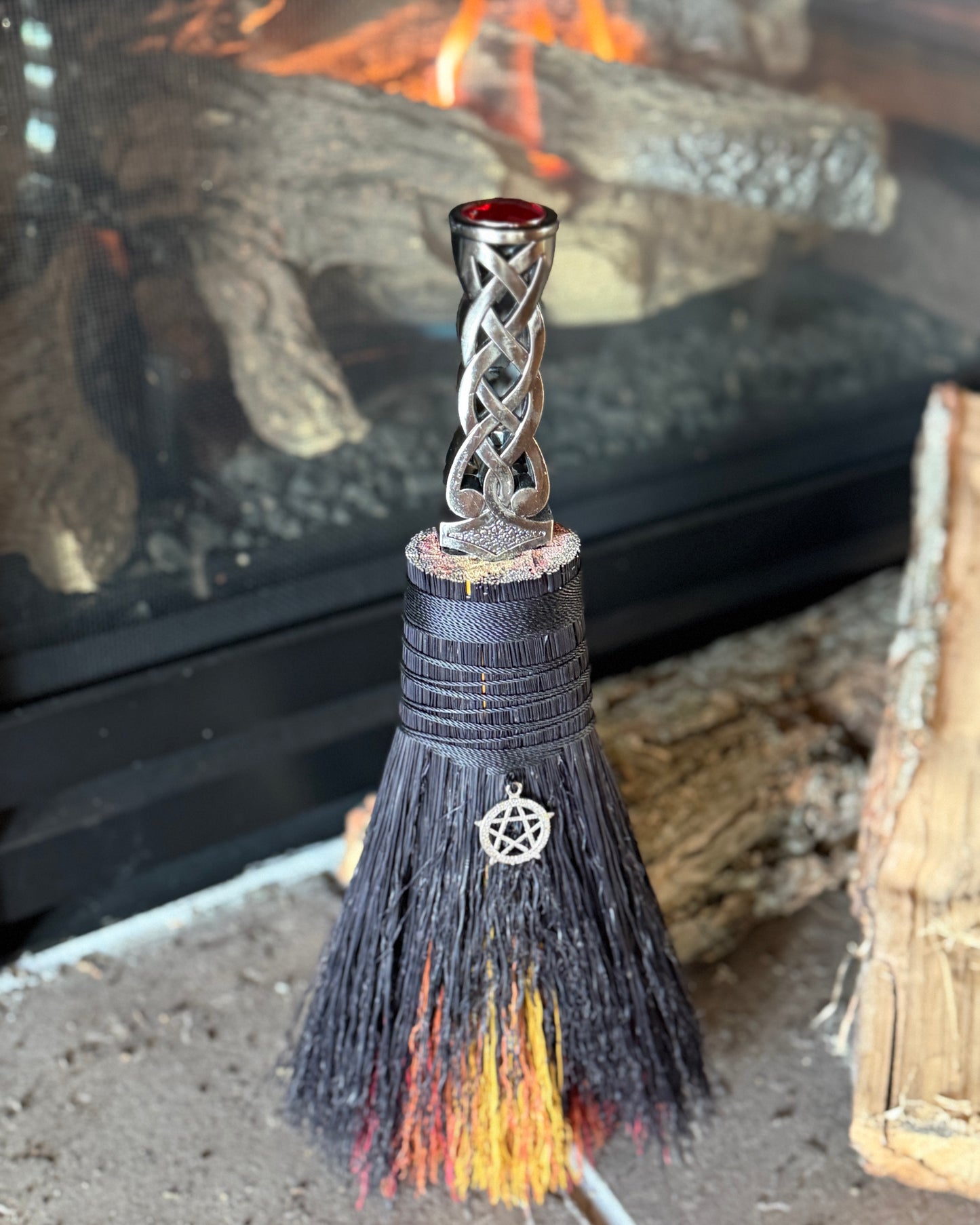 Shadowed Ember Mini Athame Besom