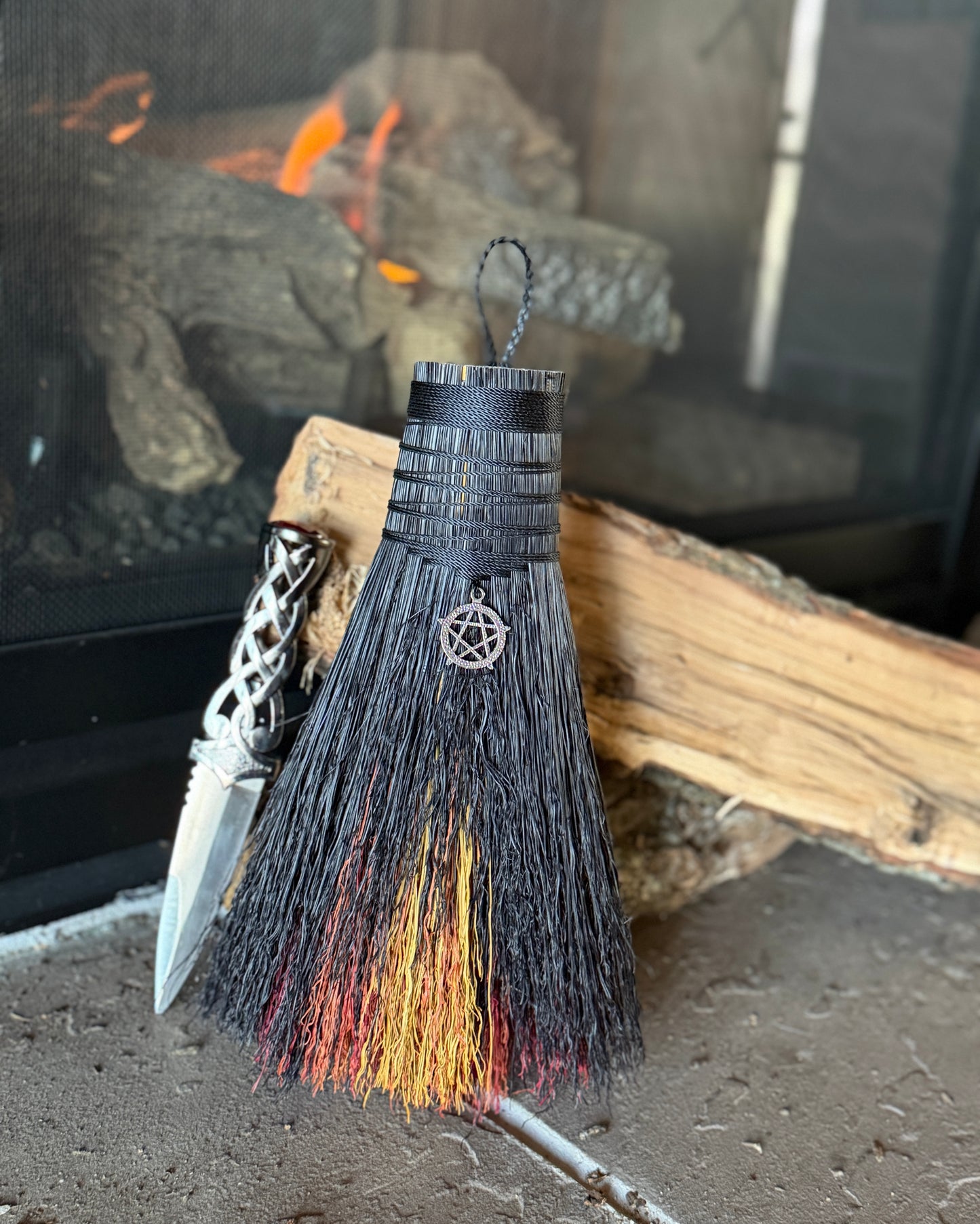 Shadowed Ember Mini Athame Besom