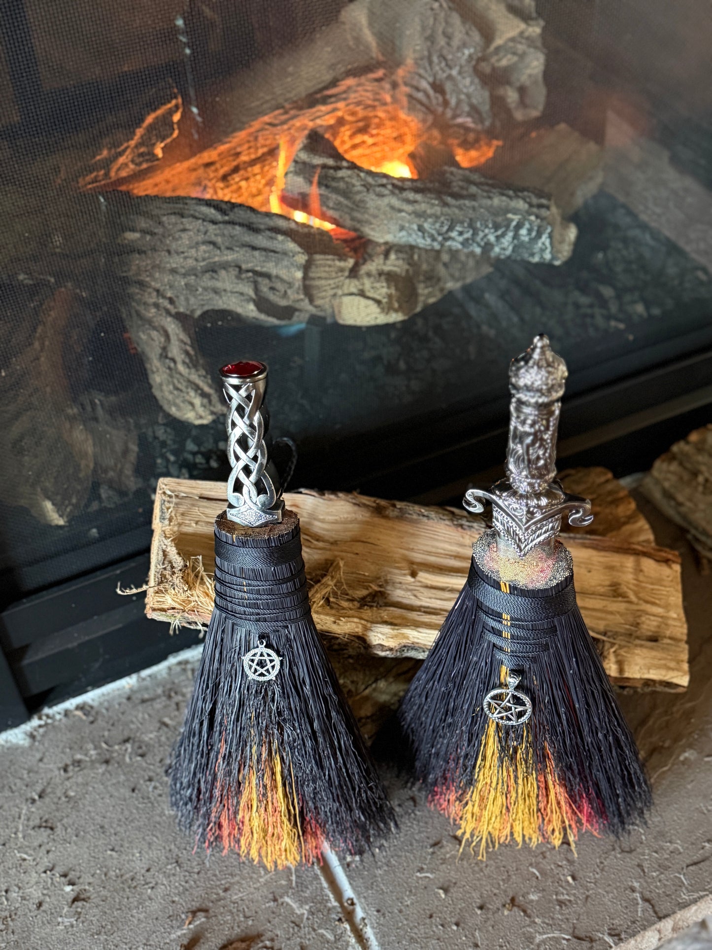 Shadowed Ember Mini Athame Besom
