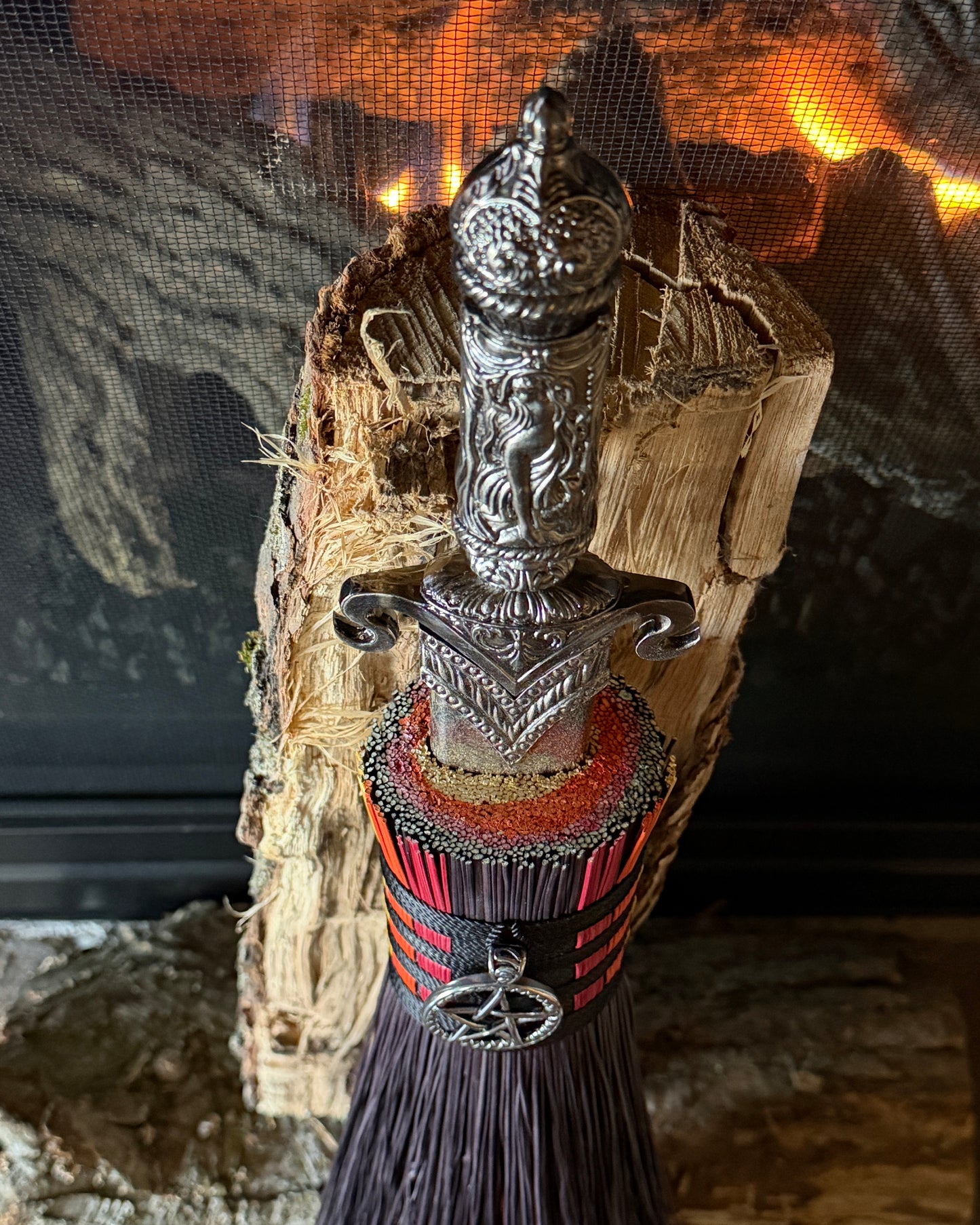 Tempered Flame Athame Besom