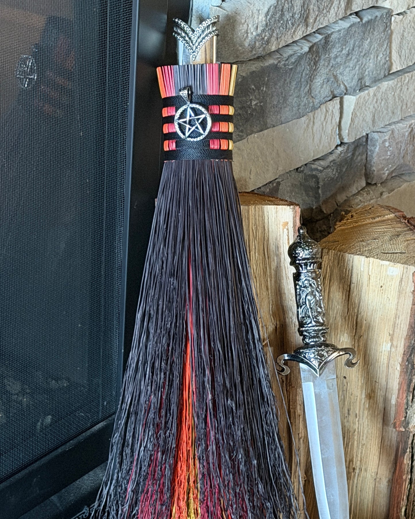 Tempered Flame Athame Besom
