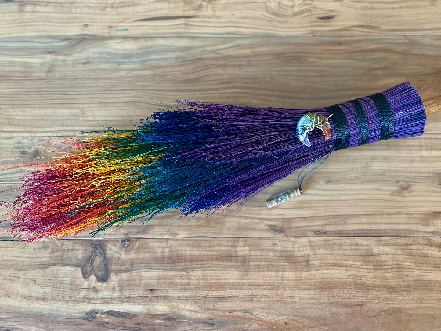 Chakra Broom - Crescent Moon