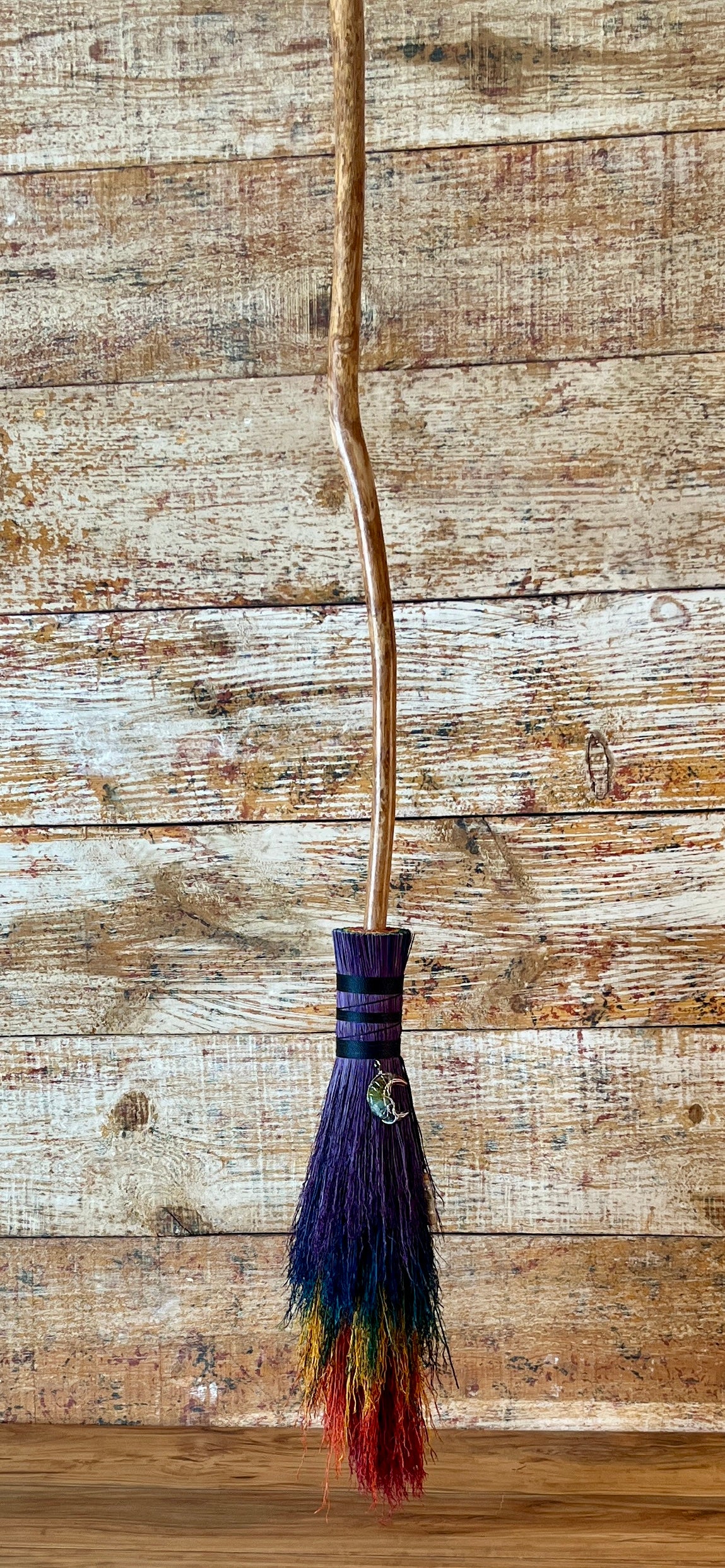 Chakra Broom - Crescent Moon