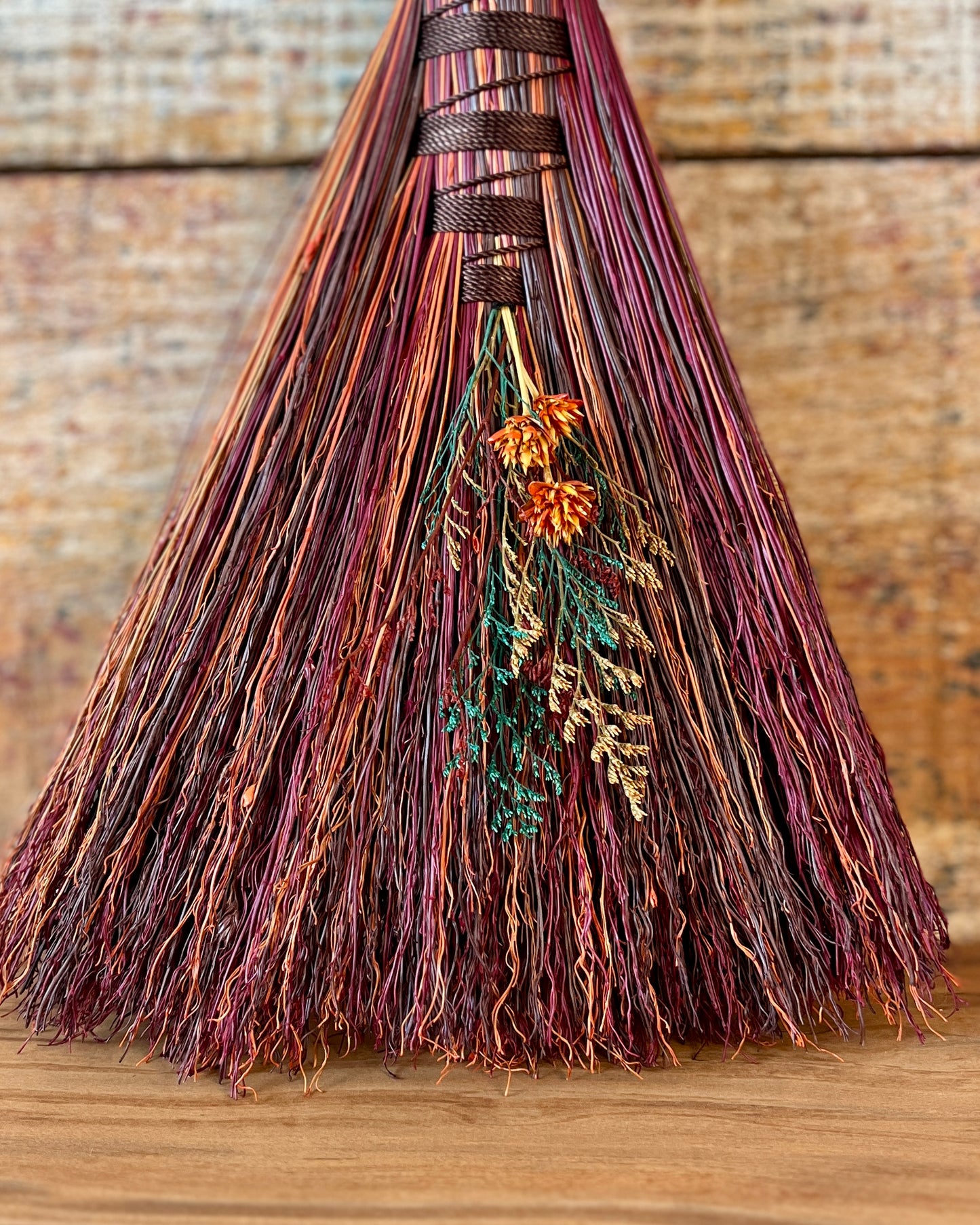 Sienna Flame Whisk with Florals