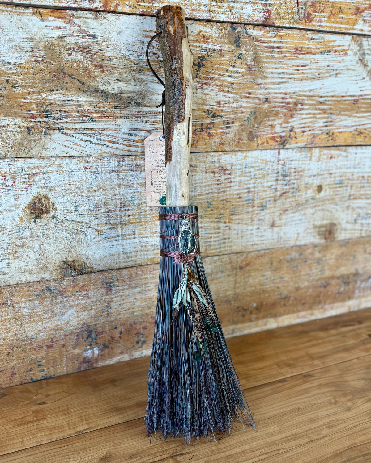 Silver Leaf Hearth Broom